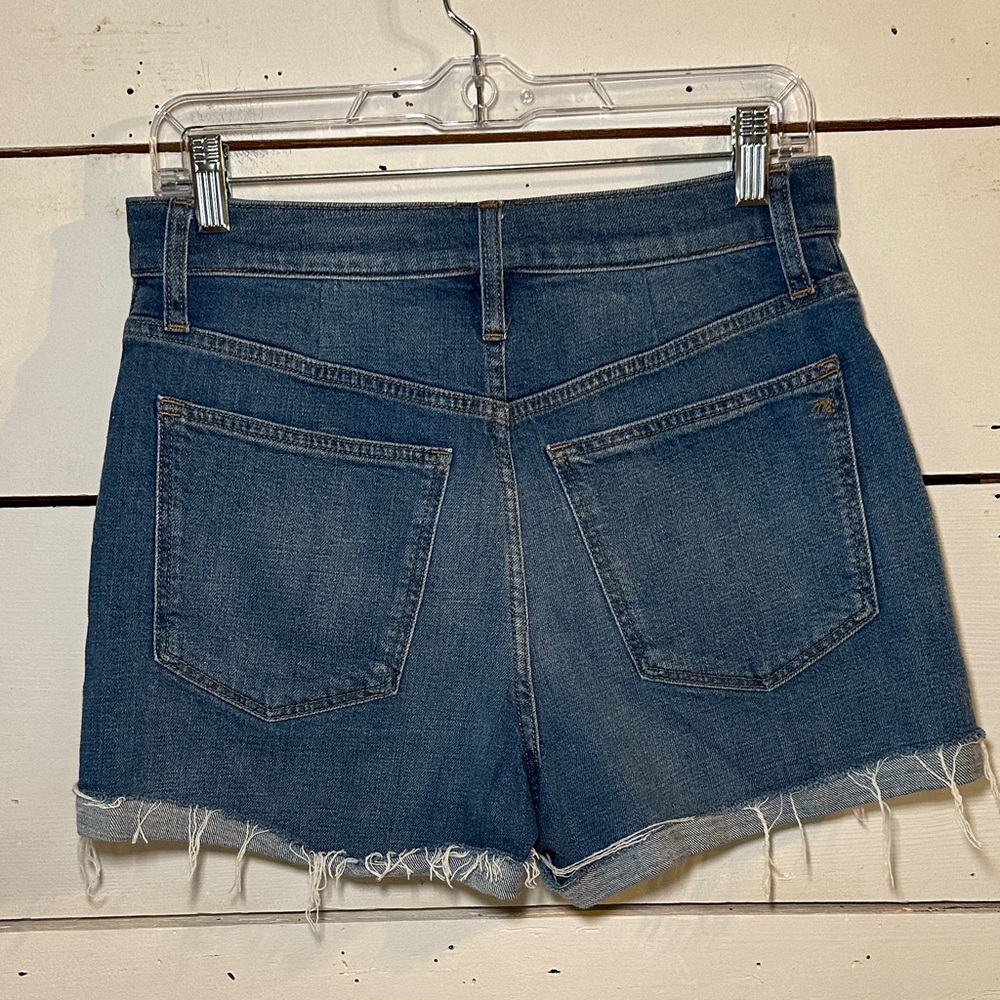Madewell High Rise Denim Shorts Size 28 - Picture 2 of 9